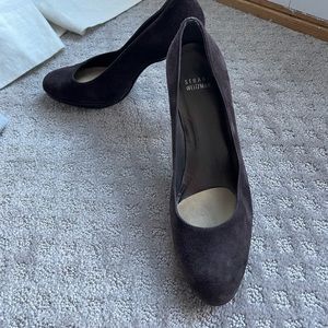 Stuart Weitzman Brown Suede Pumps